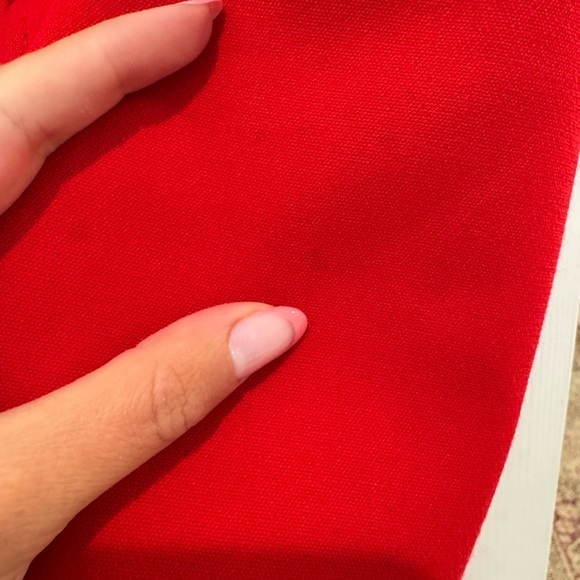 K1. Zara Red Double Breasted Button Tailored Coat Jacket Size XS - Picture 5 of 10